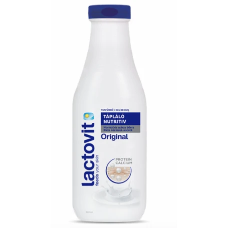 Gel de dus nutritiv pentru piele normal-uscata Original, 600ml - Lactovit