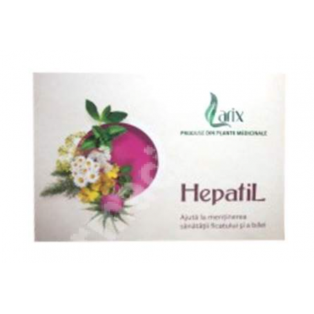 Ceai HepatiL, 40pliculete - Larix