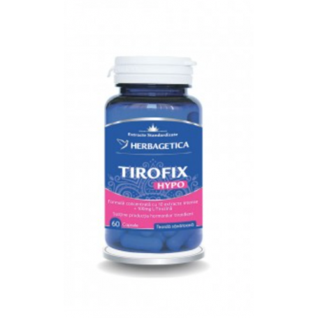Tirofix Hyper - capsule hipertiroidism - Herbagetica 30 capsule