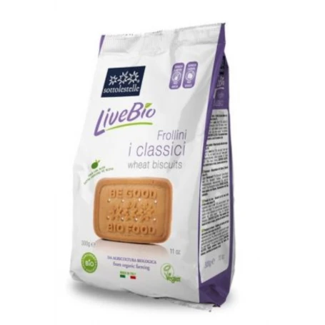 Biscuiti clasici LiveBio, 300g - Sottolestelle