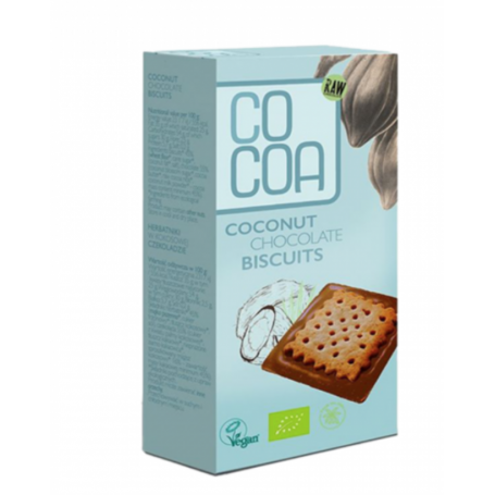 Biscuiti cu cocos, eco-bio, 95g - Cocoa
