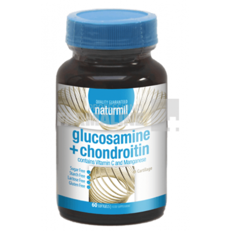 Glucosamine Chondroitin, 60cps - Naturmil