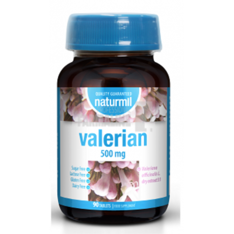 Valerian 500mg, 90cps - Naturmil
