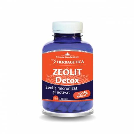 Zeolit Detox+ - Herbagetica 120 capsule