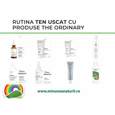 Rutina TEN USCAT cu produse The Ordinary