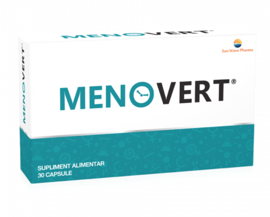 Menovert, Supliment Pentru Menopauza, 30cps - Sun Wave Pharma