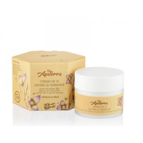 Crema de zi antirid si fermitate Apiterra, 50ml - Apicola Pastoral Georgescu