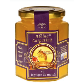Energizant cu laptisor de matca, 360g - Albina Carpatina