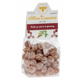 Perle cu miere si ginseng, 100g - Apicola Pastoral Georgescu