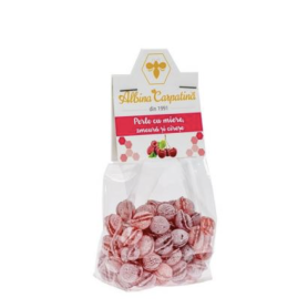 Perle cu miere zmeura si cirese, 100g - Apicola Pastoral Georgescu