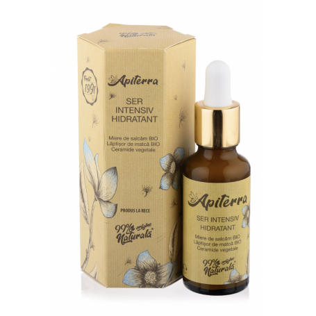 Ser intensiv hidratant Apiterra, 30ml - Apicola Pastoral Georgescu