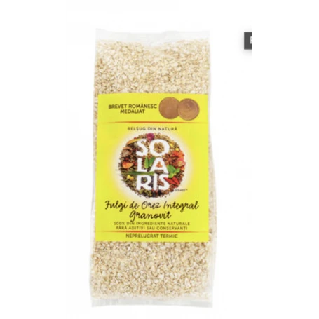 Fulgi de orez integral granovit, 500g - Solaris