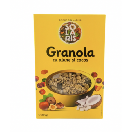 Granola cu alune si cocos, 300g - Solaris