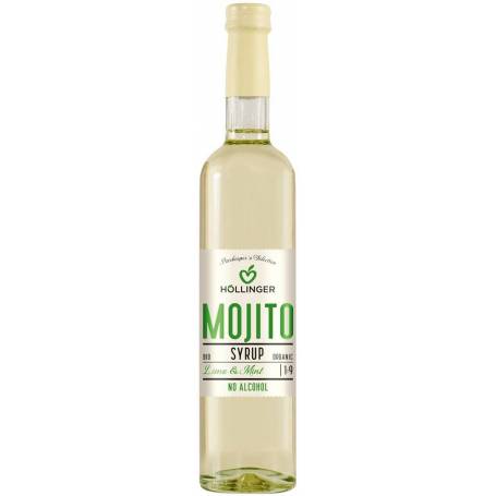 Sirop Mojito 1:9 lime si menta, fara alcool, eco-bio, 500 ml, Hollinger