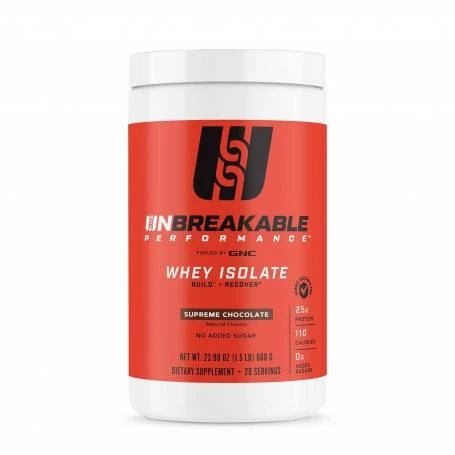 Izolat Proteic Din Zer Cu Aroma De Ciocolata, Unbreakable Performance 680g - GNC