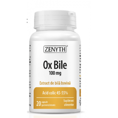 Ox Bile 100mg, 20cps - Zenyth