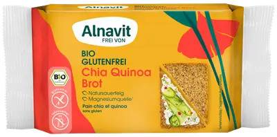 Paine cu chia si quinoa fara gluten, eco-bio, 250g - Alnavit