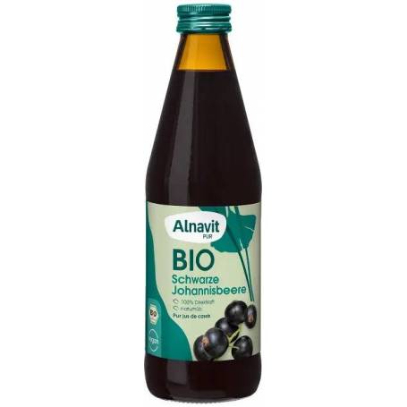 Suc de coacaze negre, eco-bio, 330ml - Alnavit
