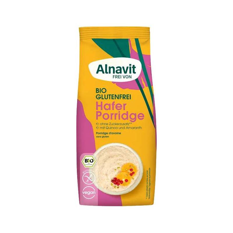 Porridge de ovaz fara gluten, eco-bio, 300g - Alnavit