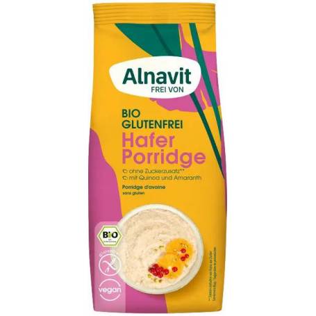 Porridge de ovaz fara gluten, eco-bio, 300g - Alnavit