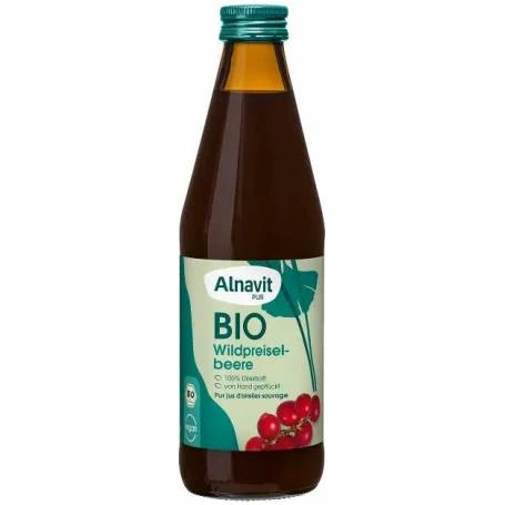 Suc de merisoare salbatice, eco-bio, 330ml - Alnavit
