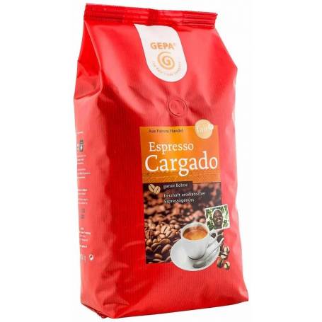 Cafea boabe expresso Cargado, 1000 g, Fairtrade - Gepa