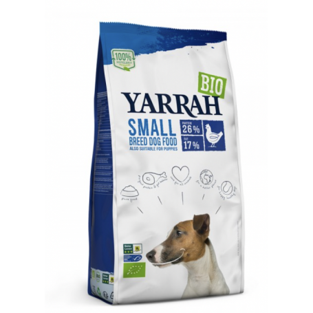 Hrana uscata bio pentru caini de talie mica, 2kg - Yarrah