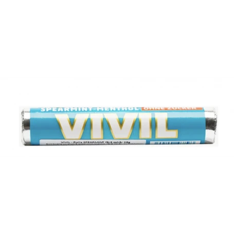 Bomboane fara zahar Spearmint, 28g - VIVIL
