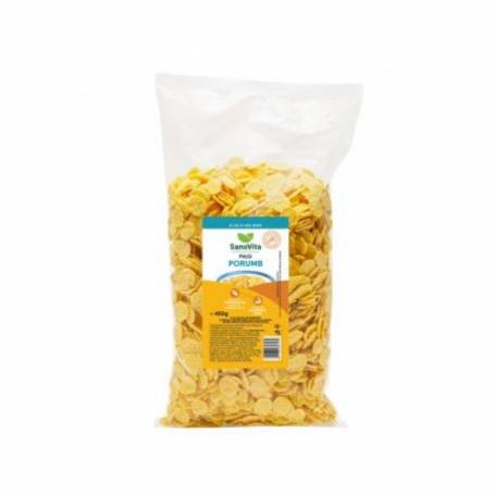 Fulgi de porumb fara zahar 450g - Sanovita