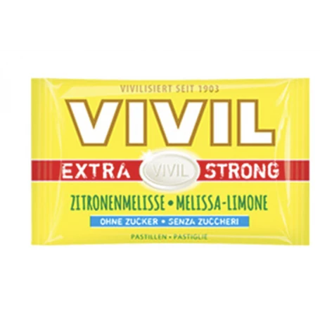 Bomboane lamaie si melisa fara zahar Friendship, 25g - Vivil