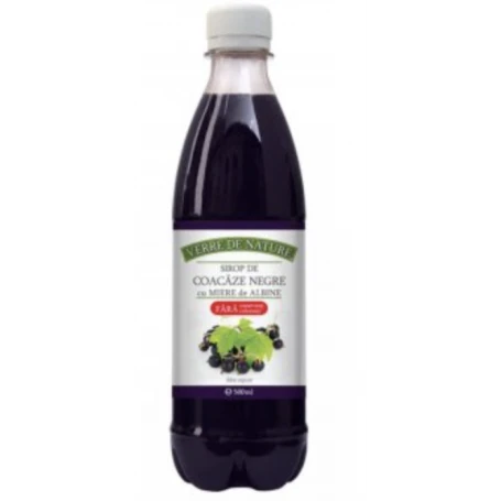 Sirop de coacaze negre cu miere 500ml - Manicos