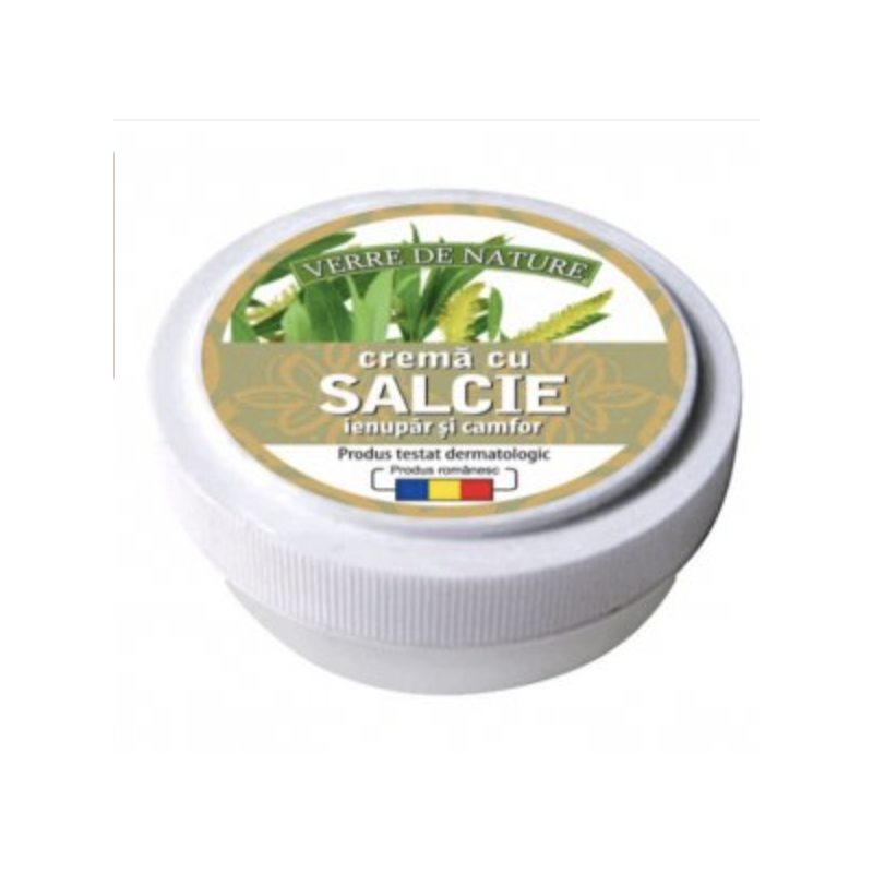 Crema cu salcie, ienupar si camfor 15g - Manicos
