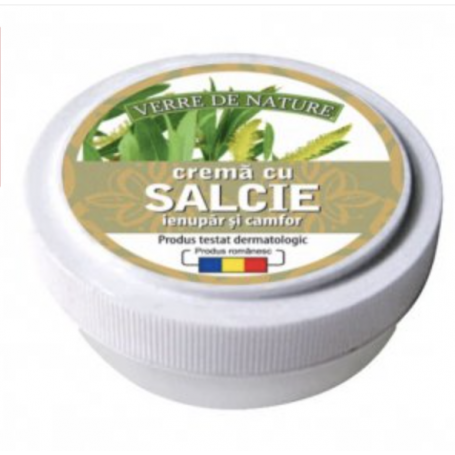 Crema cu salcie, ienupar si camfor 15g - Manicos