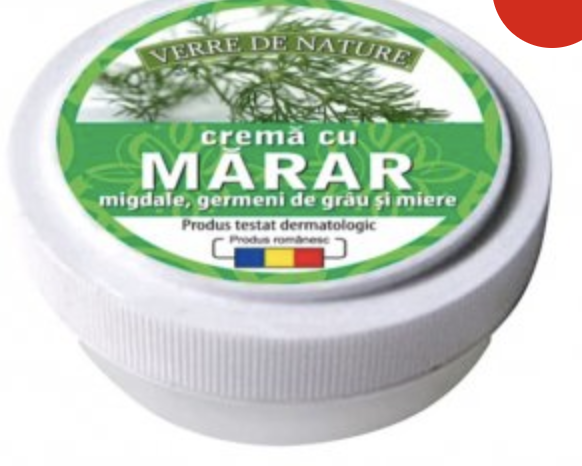 Crema Cu Marar, Germeni De Grau, Migdale Si Miere De Albine 15g - Manicos