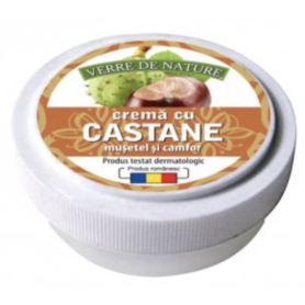 Crema cu castan, musetel si camfo 15g - Manicos