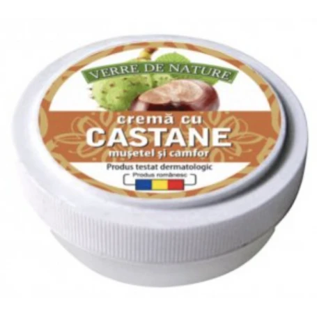 Crema cu castan, musetel si camfo 15g - Manicos