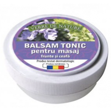 Balsam tonic pentru masaj frunte si ceafa cu menta si ienupar 15g - Manicos