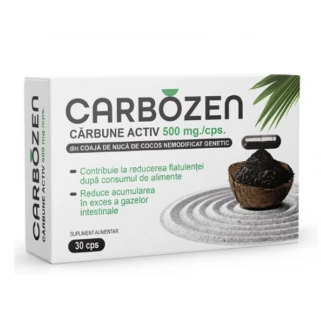 Carbozen carbune activ 500mg - Rotta Natura