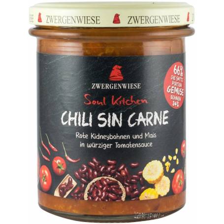 Sos chili cu soia, eco-bio, fara gluten, 370 g, Zwergenwiese