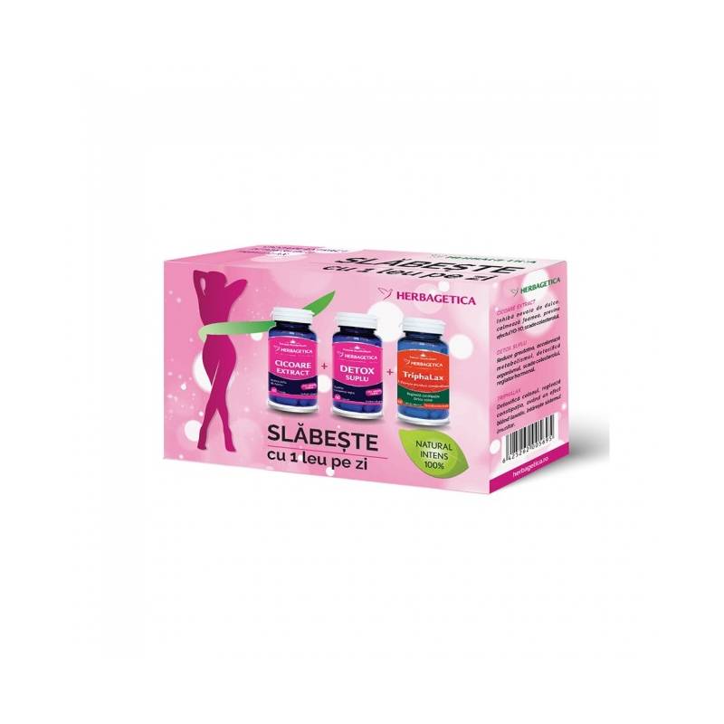 Pachet slabeste cu 1 leu pe zi - Herbagetica