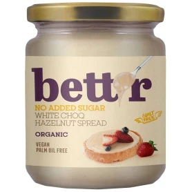 Crema tartinabila de caju si alune de padure, fara zahar, eco-bio, 250g - Bettr