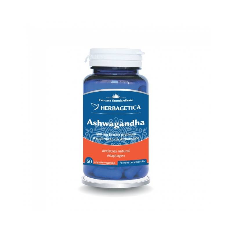 ASHWAGANDHA 60cps, Herbagetica