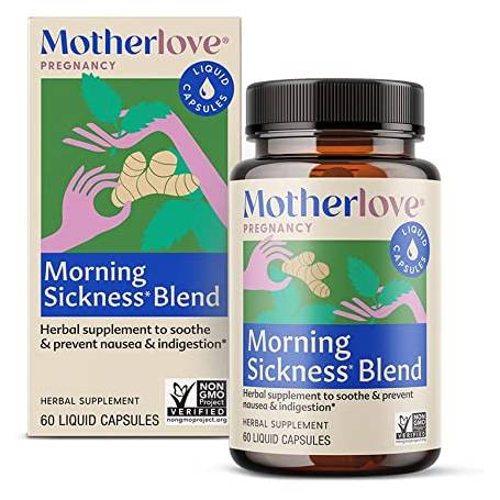 Morning Sickness Blend, 60 capsule lichide pentru disgravidie, Motherlove