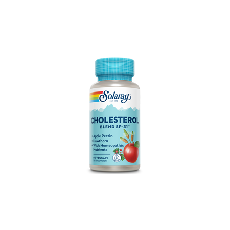 Cholesterol Blend 60tb - Solaray - Secom tablete pentru reducerea colesterolului,