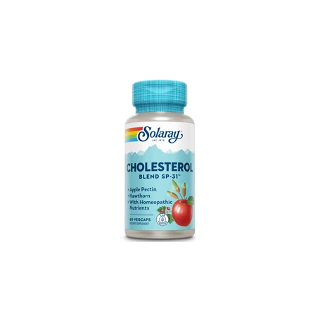 Cholesterol Blend 60tb - Solaray - Secom tablete pentru reducerea colesterolului,