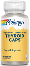 Thyroid caps 60tb - solaray - secom