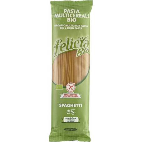 Spaghetti multicereale,eco-bio,fara gluten 500g Felicia