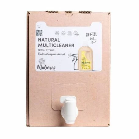 Detergent concentrat multi cleaner cu 99% ingrediente naturale Fresh Citrus, 15L - Mulieres