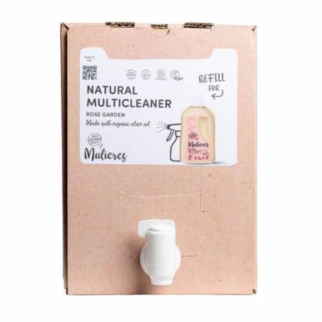 Detergent concentrat multi cleaner cu 99% ingrediente naturale Rose Garden, 15L - Mulieres