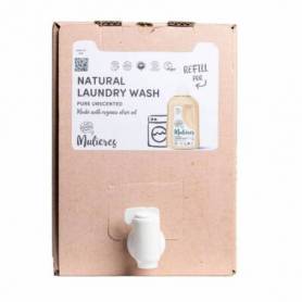 Detergent pentru rufe cu 99% ingrediente naturale fara parfum, 15L - Mulieres